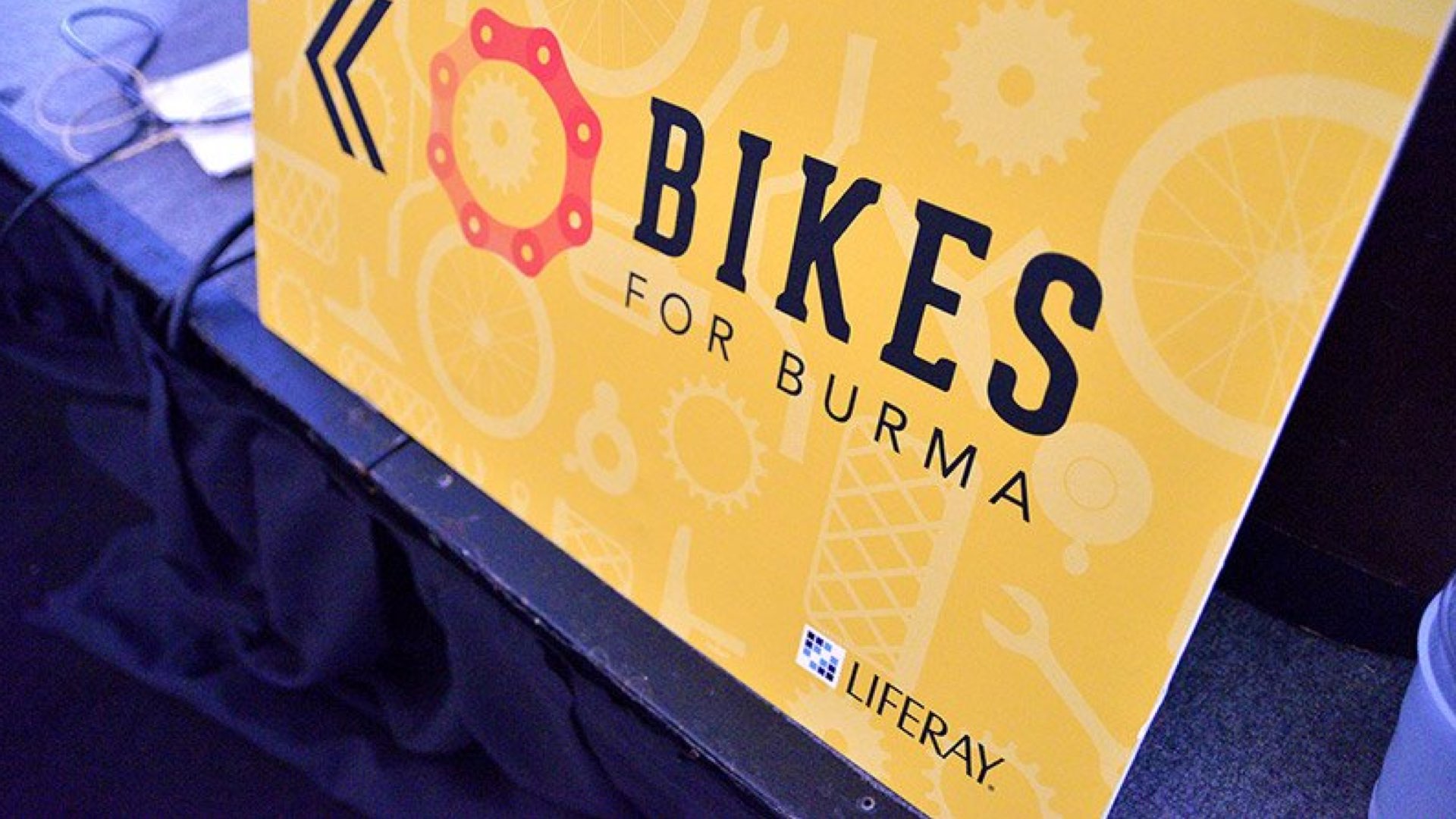 Picture from "Bikes for Burma" event