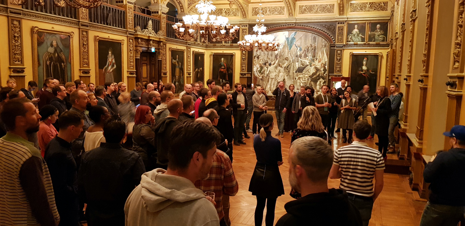 Malmö’s mayor welcoming the speakers